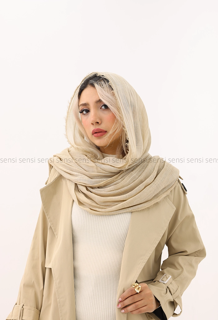 شال نخی خطی کد1004218